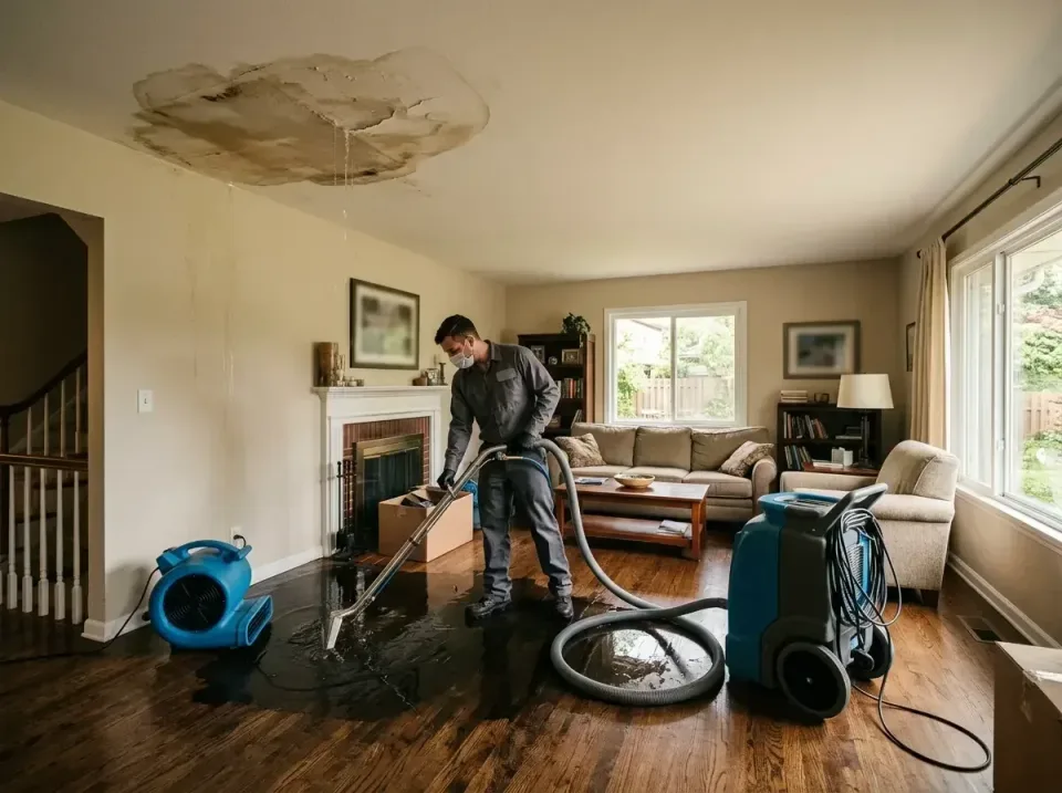 attic-pipe-burst-ceiling-drip-008 — frequently asked questions, Water Damage Restoration & Carpet Care in Wood-Ridge, NJ